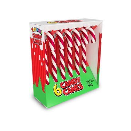 Yammiez Candy Cane Box Red-White 84g (6X14g)