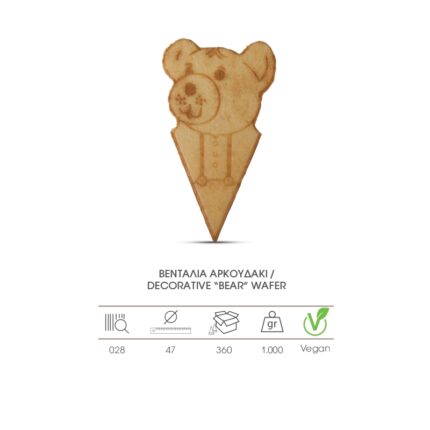 Βεντάλια Ζαχάρεως Αρκουδάκι 0.8kg