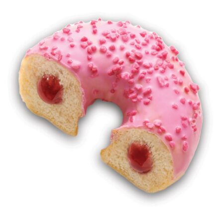 DONUTS ΚΟΚΚΙΝΑ ΦΡΟΥΤΑ 71gr