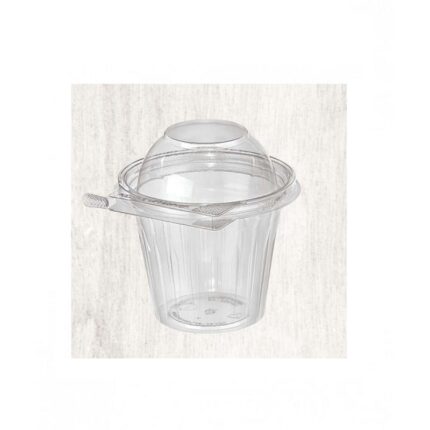 T-FRESH ΠΟΤΗΡΙ ΜΕ HIGH LID 350cc ΔΙΑΦΑΝΟ