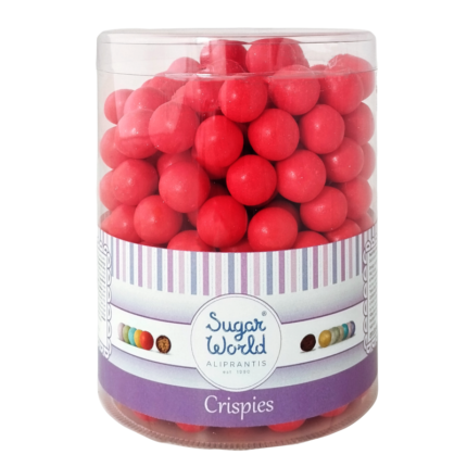 Ζαχαρωτά Crispies Ματ Κόκκινο