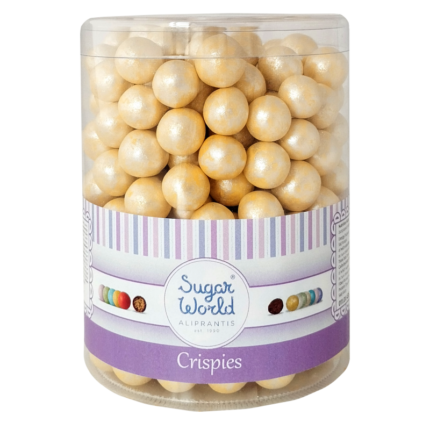Ζαχαρωτά Crispies Περλέ Κίτρινο