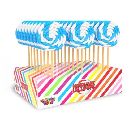 Yammiez Swirl Lolly Blue-White 50g